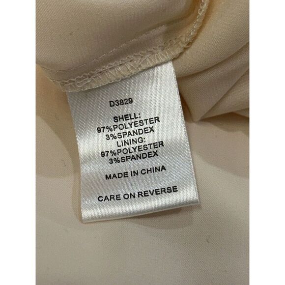 Alexia Admor Mockneck MIDI Dress Champagne NWT Size 4 Women’s - Picture 14 of 14